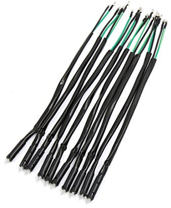 sourcingmap 10pcs Motorcycle Front Brake Stop Light Switch Cables Wires