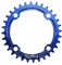 UPANBIKE Bike Schmal Breit Kettenblatt 104 BCD Runde Form Single Kettenblätter 36T(Blau)