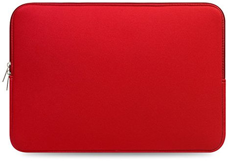 Housse pour Portable/Néoprène Résistant à l'eau Laptop Case Manches pour Laptops 14/ThinkPad/Acer/ASUS/HP/Lenovo und Dell Rouge