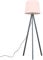 MiniSun | Modern Grey Wood Tripod Design Floor Lamp with a Pink Tapered Shade | Floor Lamps & Torchieres, Home Décor & Improvement Essential