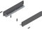 Blum Legrabox pure H M Schubladenschienen Set | 1 Paar, 40kg 350mm | Tip On Vollauszug, oriongrau