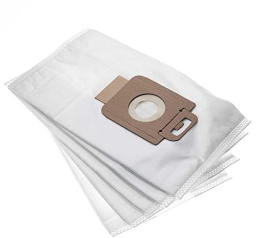 vhbw 5x Sacs compatible avec Nilfisk Select Classic, Select Comfort, Select Comfort Parquet, Select Superior aspirateur - microfibre non tissée, 30cm x 17cm blanc