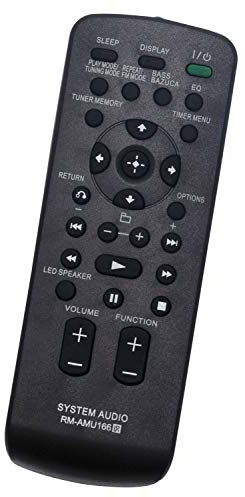ALLIMITY RM-AMU166 Remplacement de la télécommande pour Sony Audio System GTK-X1BT RDH-GTK17IP FST-GTK17IP RDH-GTK37iP GTKX1BT RDHGTK17IP FSTGTK17IP RDHGTK37iP