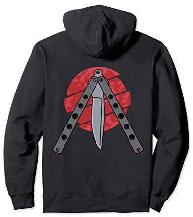 Butterfly Knife Collector Balisong Flipping Knife Lover Sweat à Capuche
