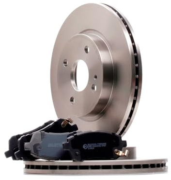 RIDEX Bremsenset Vorne 258mm Bremsscheiben und Bremsbeläge Kompatibel mit MAZDA 2 Schrägheck DE, DH3 Belüftet
