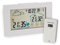 Fackelmann 16403 Digitale und digitale Innen-/Außenwetterstation, Temperaturmonitor, Radiowecker, Uhr, Temperatur in Celsius und Fahrenheit, ABS-Kunststoff, 21,6 x 9 x 3 cm