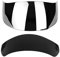 PC Motorrad-Objektiv-Visier, Helm-Objektiv-Visier-Schild, Vollgesichts-Objektiv-Visier Motorrad-Windschild Helm-Objektiv-Visier-Schild Full Face Fit für AGV K1 K3 SV K5 K5-S (Transparent)(Silber-)