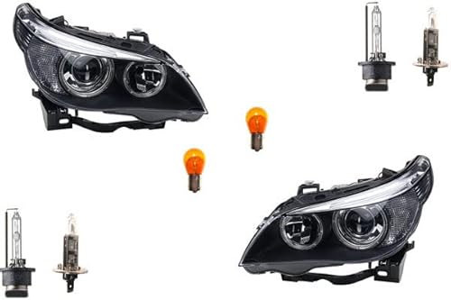 Johns, passend für BMW 5 Scheinwerfer E60/E61 01/05-03/07 + Leuchtmit. Set links rechts