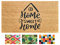 LUA VIKA Coir Doormat - Sweet home - 40x70 cm - Outdoor Door mat - Front Door mat outside - Doormats outside