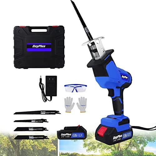 Electric Scorpion Saw 21V Metal Saw, Electric Hand Saw Portable Battery Operated Saw w/0-1900RPM Variable Speed&Speed Lock-Button, Wood Cutter Saw for Wood and Metal Cutting