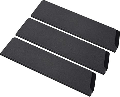 PATIKIL ABS Knife Cover Sleeves for 8 Chef Knife, 3 Pack Knives Edge Guard Blade Protector Universal Knife Sheath for Home Kitchen, Black