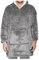 sports flyfree Übergroße Decke, Hoodie, weiches Sherpa-Fleece, warm, tragbar, Kapuzenpullover, Sweatshirt, Decke, riesige, flauschige Kuschel-Hoodie-Decke für Damen, Mädchen, Erwachsene, Männer
