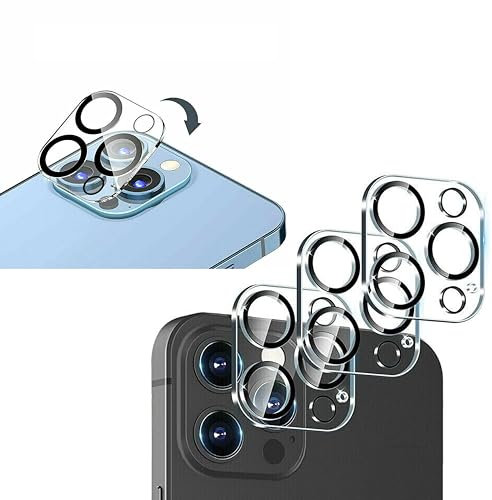 MORWIN Camera Lens Protector (3 Pack) for iPhone 14Pro/14 Pro Max, 9H Tempered Glass, Anti-Scratch, Case Friendly, HD Clear,Not Affect Night Shooting