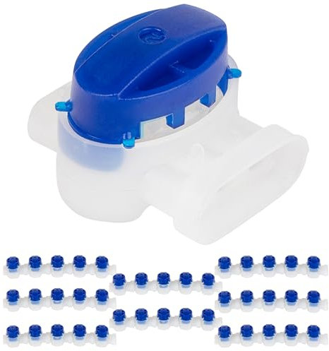 ONVAYA® Mähroboter Zubehör Kabelverbinder | 40 Stück | Wasserdicht | Kabelklemmen mit Gel Füllung | Verbindungsklemmen