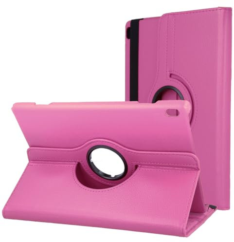 Custodia in similpelle girevole a 360° per LENOVO M10 10.1 (TB-X605), custodia protettiva, rosa