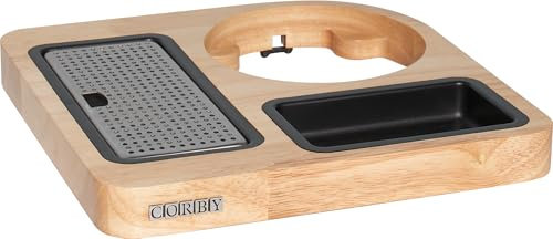 Corby Canterbury Compact Welcome Tray in Light Wood