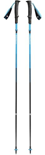 BLACK DIAMOND Distance Carbon Z Trekking and Running Poles, Pair of Foldable, Ultra Lightweight, Fixed Length Carbon Fiber Hiking Poles, Desert Sky, 120cm