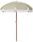 Outsunny Sombrilla de Playa Grande con Flecos Ø190 cm Sombrilla de Terraza Exterior con Protección UV40+ Antiviento Impermeable Mástil de Ø32 mm y Bolsa de Transporte Verde Oliva Claro