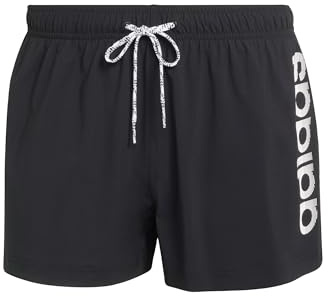 adidas Men's Logo ELASTISCHE Strick-Badehose 7,6 cm