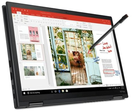 Lenovo ThinkPad X13 Yoga Gen 2 13,3 Touch Display Intel Core i7-1185G7 1TB SSD Hard Drive 16GB Memoria Microsoft Windows 11 Pro LTE Tablet Notebook Laptop (ricondizionato)