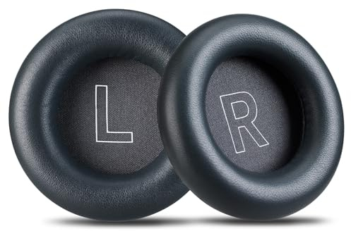 AHG - Cuscinetti auricolari Hx di alta qualità, compatibili con cuffie Bang & Olufsen Beoplay HX, facili da montare, in lussuosa pelle di pecora, schiuma AHG FlexiSoft, cuciture resistenti