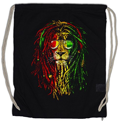 Urban Backwoods Rastafari Lion I Turnbeutel Sporttasche