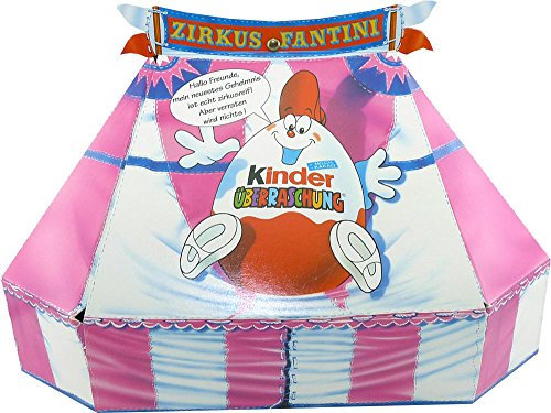 Kinder Überraschung, Diorama von den Funny Fanten in der Manege als Zirkuszelt