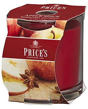 Price's Candles Duftkerze Apfel Spice im Glas im Cluster