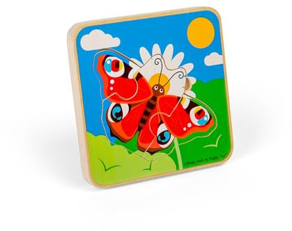 Bigjigs Toys Lifecycle Layer Puzzle - Butterfly