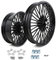 TARAZON 21x3,5 18x5,5 Radsatz Gussfelgen Schlauchlos für Harley Touring Bagger 1984-2008