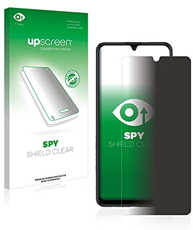 upscreen Blickschutzfolie für Samsung Galaxy M32 | Anti-Spy Displayschutz Made in Germany Privacy Screen Protector Sichtschutz Blaulichtfilter Klare Folie