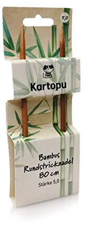 Trimz Rundstricknadeln, 80 cm, mit Metallseil, 5 mm