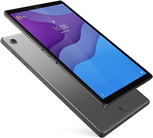 Lenovo Tab M10 HD 2nd Gen 10.1 Inch Android Tablet (Octa-Core 2.3GHz Processor, 4GB RAM, 64GB eMMC Storage, Android 10) - Iron Grey (Renewed)