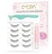 EMEDA Natürliche 3D Wimpern mit Kleber Und Pinzette 5 Paar Kurze Wimpern mit Kleber Natürlicher Look Falsche Wimpern Set Wispernde Streifenwimpern mit Applikator (natürlich 03)