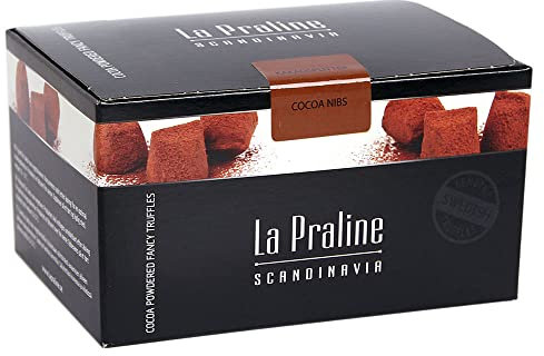La Praline Schokotrüffel Pralinen mit Kakaosplittern, ca. 20-22 Stk. (1 x 200g)