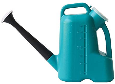 PYNQ Pichet d'arrosage de jardin Vert 5 l avec tête d'arrosage pour arroser les plantes en plein air