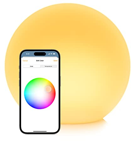 Eve Flare - Portable Smart LED Lamp with Apple HomeKit Technology, IP65 Water Resistance and Wireless Charging, Bluetooth & Thread