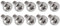 QUARKZMAN M2x5mm Torx Sicherheit Schrauben x 50Stk 304 Edelstahl Schaltfläche Kopf Torx Steckdose Maschine Schrauben Volle Gewinde für Möbel Gleisanschluss [Silberton]