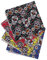 4 Stück Baumwollstoff 4 Farben Totenkopf Punk Bastelstoff Patchwork Baumwollstoff Punk Totenkopf Stoff