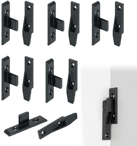 6 Pairs Bath Panel Clips Kickboard Clips Kick Board Plinth Clips Drop On/Hook On Push in Plinth Fasteners Fittings Press Fit Panel Clips