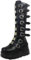 ticticlily Ladies Winter Gothic Punk Platform Boots Women Stivali F Nero 39 EU