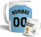 DEREGALOOS Taza Personalizada con nombre de Fútbol Celta. Tazas de Desayuno personalizada. Regalo Original para Aficionados del Futbol. Regalos Mundial Celta. Pulsera de regalo