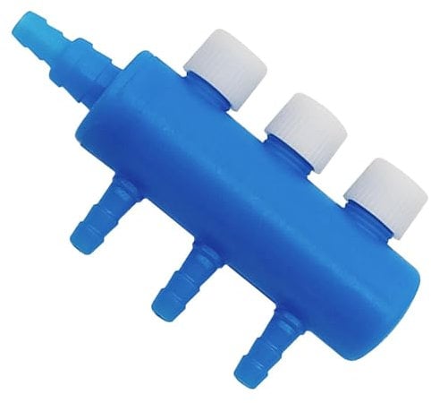 Aquarium Air Splitter - Fish Tank Air Pump Splitter Valve | Aquarium Air Control Lever Valve Distributor Splitter Airline Tube Connector