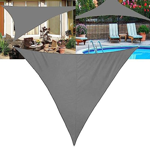 Tenda a vela triangolare per esterni, impermeabile, traspirante, 2 x 2 x 2 m, 3 x 3 x 3 m, ideale per garage, patio, giardino, balcone, campeggio, protezione dai raggi UV