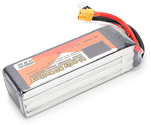 5000 MAh 40C 4S XT60 Plug LiPo Akku, Hohe Entladeleistung, für Ferngesteuerte Drohnen, Autos, Flugzeuge