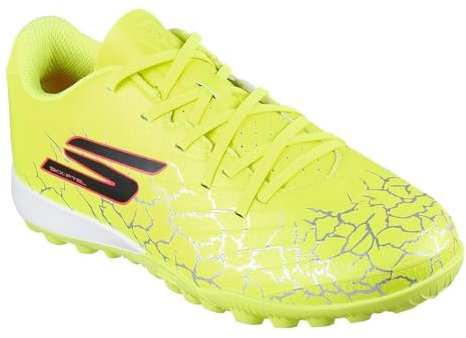 Skechers Kids SKX 01 Junior Astro Turf Football Boots Yellow/Black 2 UK Child