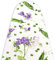 TUOLON Bügelbrettbezug Made in Italy 60 x 140 cm Universal für Dampfbügeleisen Praktisch und weich Bügelbrettbezug Stoff mit Gummizug Abdeckung - Blumen C