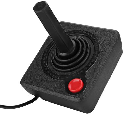 ZASCHMOY Controlador Clássico Retro Gamepad Joysticks, Controlador de Joystick Analógico 3D para 2600