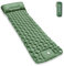 LENDOO Ultraleichte Aufblasbare Isomatte, 195cm*60cm Isomatte Selbstaufblasend Mit Aufblasbarem Kissen Isomatte Camping Outdoor Wasserdicht mit Fußpumpe luftzellenmatte aufblasbar für Outdoor