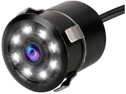 kabellose Auto-Rückfahrkamera 12V Auto Rückfahrkamera Einparkhilfe für PDC Backup Nachtsicht 8LED 170° Weitwinkelüberwachung Zubehör